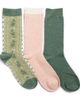 MUK LUKS MUK LUKS Women's 3 Pair Pack Boot Wool Blend Socks - 1
