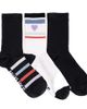 MUK LUKS Muk Luks Women’s 3 Pair Pack Compression Crew Nylon Socks - 1
