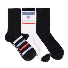 MUK LUKS Muk Luks Women’s 3 Pair Pack Compression Crew Nylon Socks