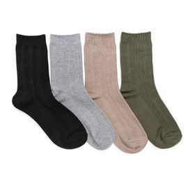 MUK LUKS MUK LUKS Women's 4 Pair Pack Lume Soft Crew Socks