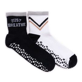 MUK LUKS Muk Luks Women’s Studio Socks - 2 Pair Pack Quarter Crew Socks