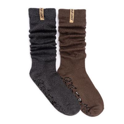 MUK LUKS Muk Luks Women’s Studio Socks 2 Pair Pack Slouched Socks