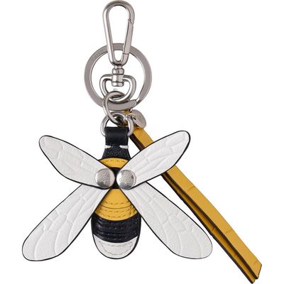 Mulberry Mulberry Bumble Bee Leather Keyring & Bag Charm