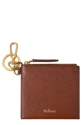 Mulberry Mulberry Clip Zipped Leather Card Pouch