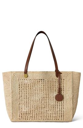 Mulberry Mulberry Crochet Raffia Tote