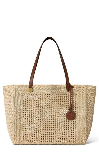 Mulberry Mulberry Crochet Raffia Tote