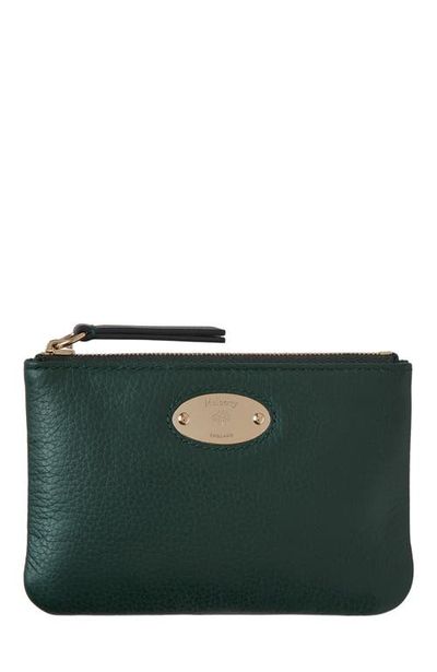 Mulberry Mulberry Plaque Leather Coin Pouch