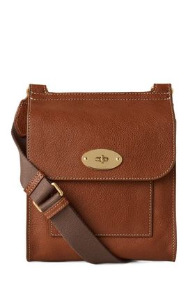 Mulberry Mulberry Small Antony Leather Stitched Crossbody Bag