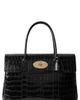 Mulberry Mulberry Small Bayswater Shiny Croc Embossed Leather Satchel - 1