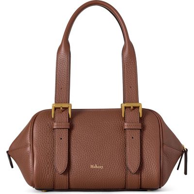 Mulberry Mulberry Small Boston Heavy Grain Top Handle Bag
