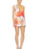 Muma World Muma World Orange Trumpet V Neck Electra Dress - 2