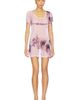 Muma World Muma World Pink Amazonia Organza Mini Dress - 1
