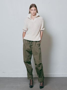 MUNN COTTON NYLON PARACHUTE PANTS [KHAKI]