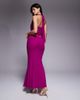 Murci Murci exclusive mesh bodycon fishtail maxi skirt in cerise - part of a set-pink - 3