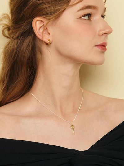 murmur [925silver]Fairy key necklace