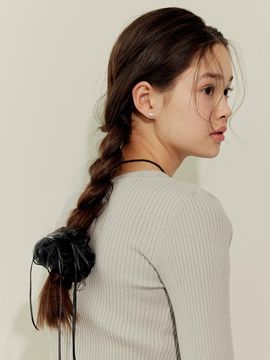 murmur Mesh ribbon tie hair scrunch