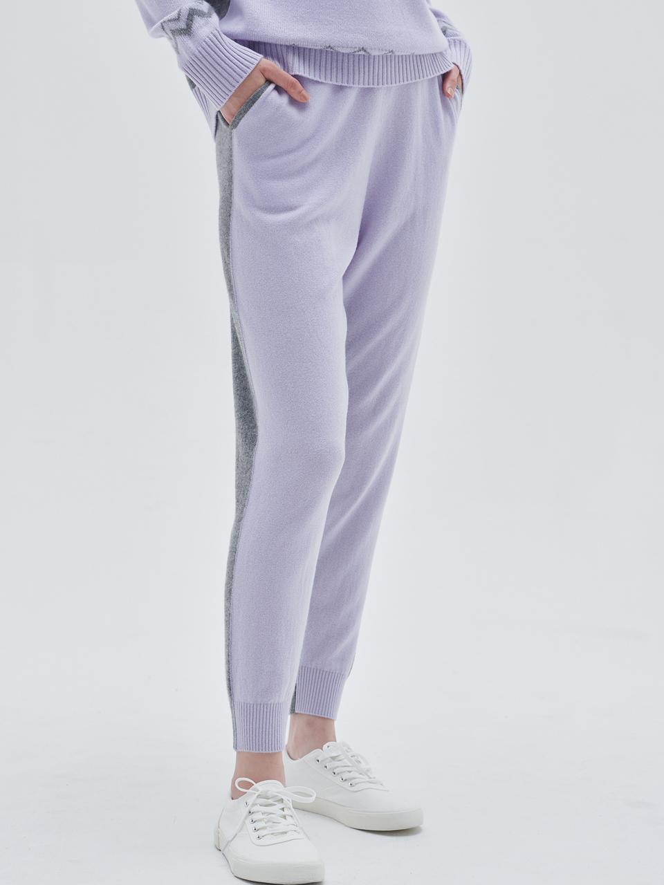 murray allan C23WPN009 Color block pants (Lavender)