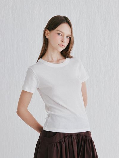 murray allan Cotton T-Shirts [WHITE] (C52WTS033WH)