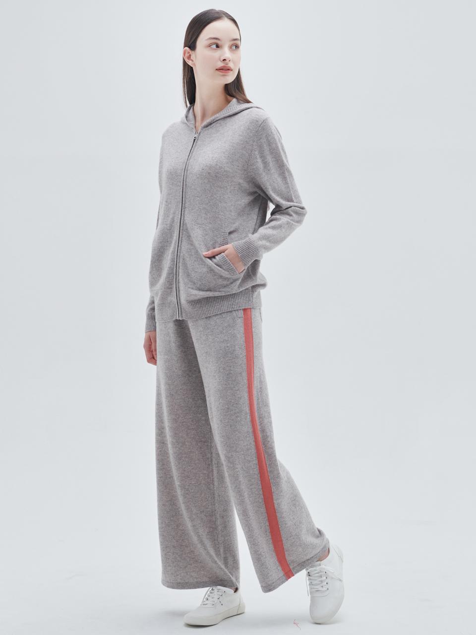 murray allan [M23WPN019] Side contrast line pants (Pink Beige)
