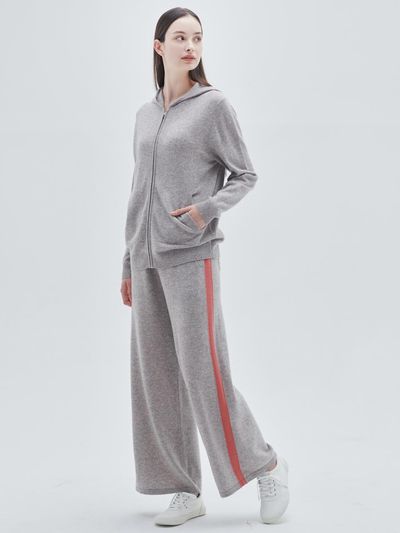 murray allan [M23WPN019] Side contrast line pants (Pink Beige)