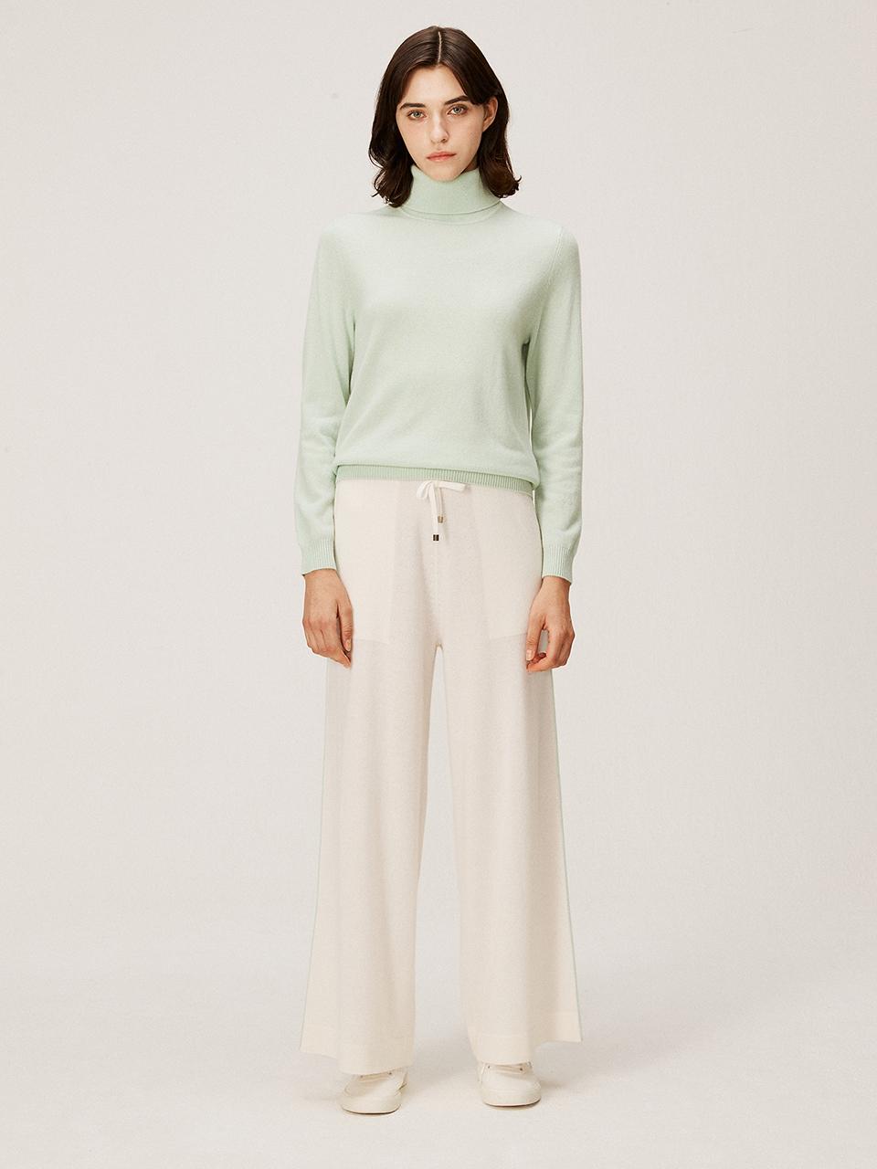 murray allan [Murray Allan] Line Wide Pants_ M43WPN042IV