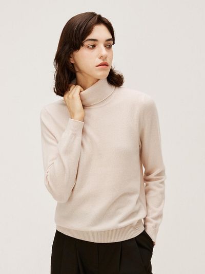 murray allan Rollneck Pullover Sweater [Sand Beige] (M43WPU044SE)