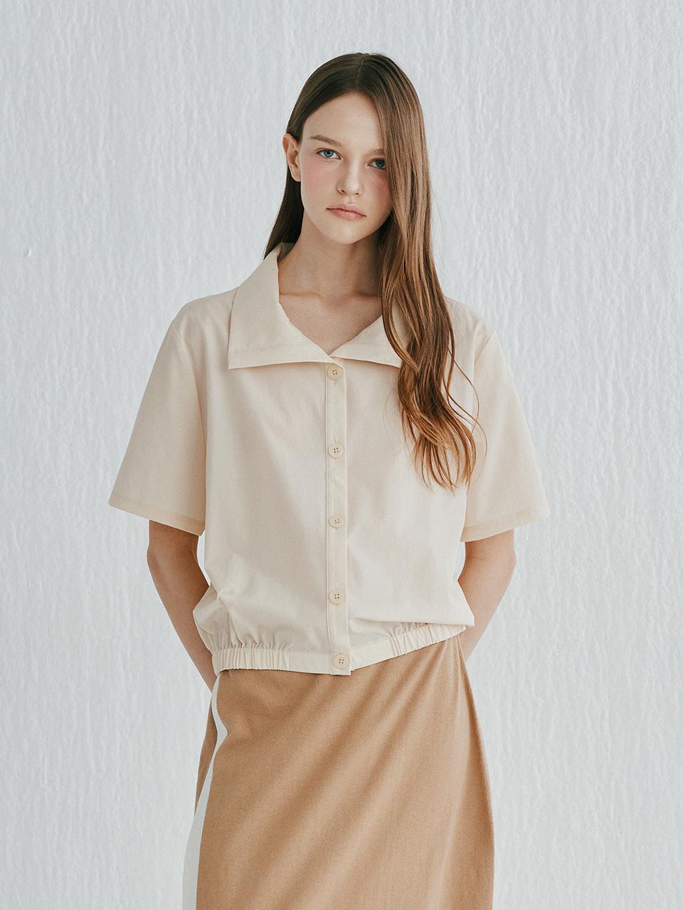 murray allan Wing Collar Jacket Blazer [Beige] (C52WJA006BE)