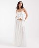 Muse Assembly Muse Assembly boho broderie anglaise tiered strap top in white - part of a set - 3
