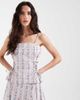 Muse Assembly Muse Assembly corset strap top in wallpaper print - part of a set-Multi - 2