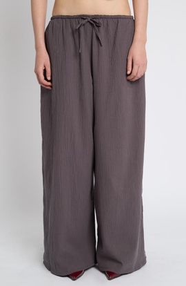 Muse Assembly Muse Assembly Crinkled Wide Leg Trousers