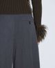Muse Assembly Muse Assembly double waistband detail milena pants in gray - 4