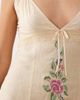 Muse Assembly Muse Assembly Eleonor drop waist embroidered midi dress-White - 2
