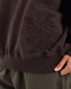 Muse Assembly Muse Assembly embroidered fawn sweatshirt in brown plum-Purple - 4