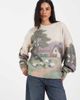 Muse Assembly Muse Assembly Erin graphic knit sweater in cream-Multi - 1