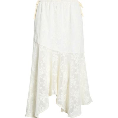 Muse Assembly Muse Assembly Floral Lace Asymmetric Skirt