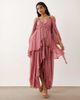 Muse Assembly Muse Assembly Grace boho layered maxi dress-pink - 3