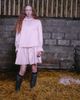 Muse Assembly Muse Assembly high neck demi dress in light pink - 2