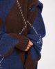Muse Assembly Muse Assembly Lucie knit mini dress in brown/blue check-Multi - 4