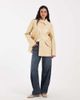 Muse Assembly Muse Assembly maggie leather jacket in ochre-Yellow - 1