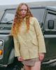 Muse Assembly Muse Assembly maggie leather jacket in ochre-Yellow - 2