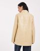 Muse Assembly Muse Assembly maggie leather jacket in ochre-Yellow - 3