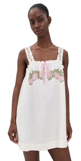 Muse Assembly Muse Assembly Mary Mini Dress White