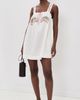 Muse Assembly Muse Assembly Mary Mini Dress White - 5