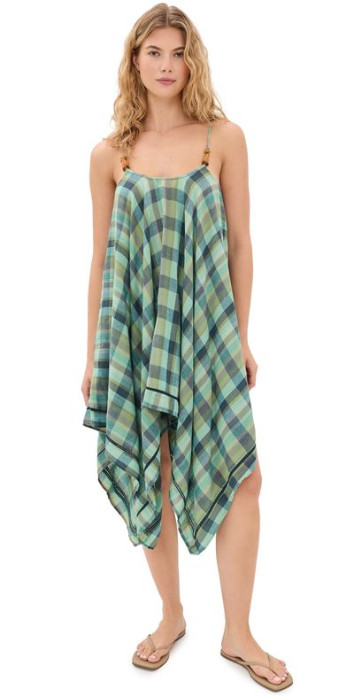 Muse Assembly Muse Assembly Olivia Dress Mixed Blue Check
