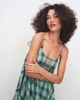 Muse Assembly Muse Assembly Olivia hankerchief hem plaid midi dress-Blue - 3