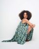 Muse Assembly Muse Assembly Olivia hankerchief hem plaid midi dress-Blue - 4