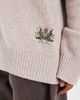 Muse Assembly Muse Assembly oversized collar fiona cardigan in oat-White - 3