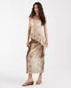 Muse Assembly Muse Assembly printed organza maxi skirt in muted florals-Multi - 2