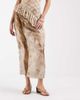 Muse Assembly Muse Assembly printed organza maxi skirt in muted florals-Multi - 4