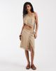 Muse Assembly Muse Assembly Rae lace trim tie side skirt - part of a set-Green - 3